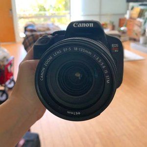 Canon EOS Rebel T5i with 18-35 mm lense
